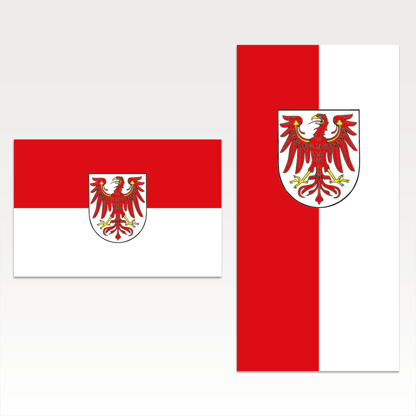 Brandenburg (Bürgerflagge mit Wappen)