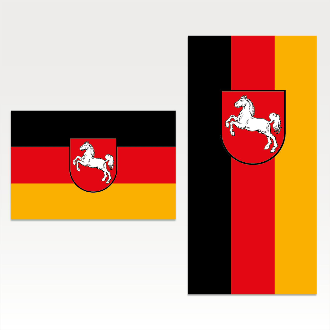 Niedersachsen (Bürgerflagge mit Wappen)