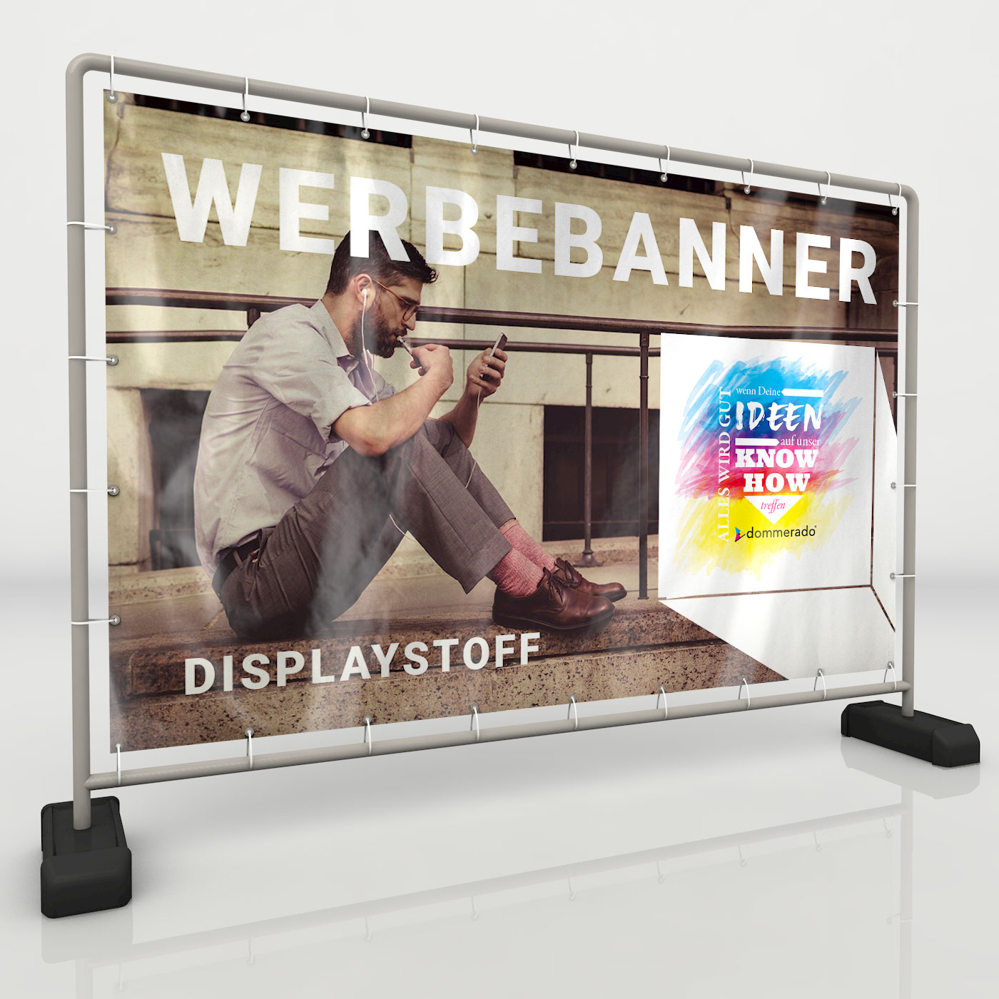 Werbebanner Und Planen Gut Und Gunstig Bedrucken Dommerado